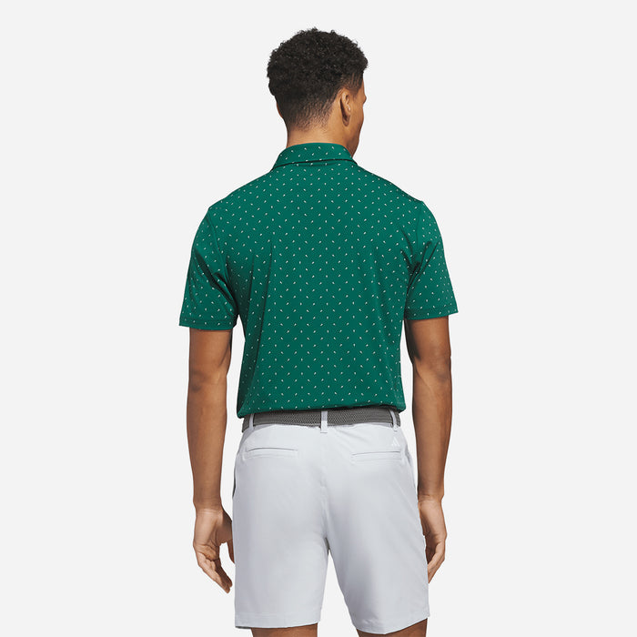 Áo Polo Nam Adidas Ultimate365+ Micro Print - Xanh Lá - Supersports Vietnam