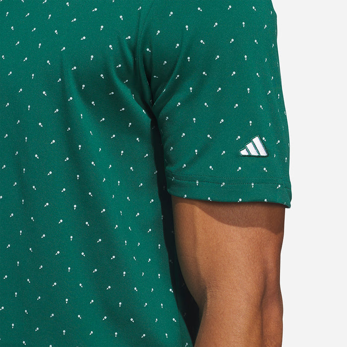 Áo Polo Nam Adidas Ultimate365+ Micro Print - Xanh Lá - Supersports Vietnam