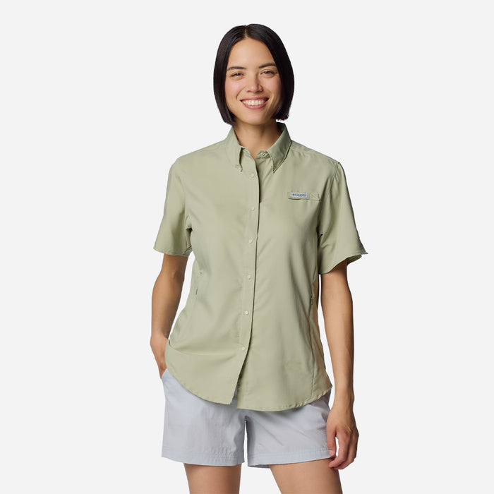 Áo Sơ Mi Tay Ngắn Nữ Columbia Tamiami™ II - Xanh Lá - Supersports Vietnam
