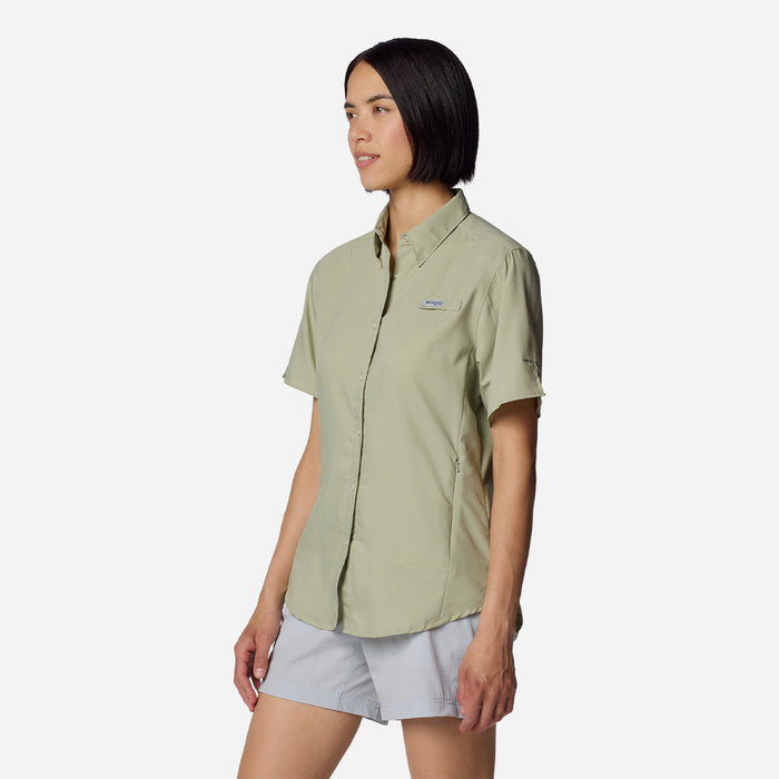 Áo Sơ Mi Tay Ngắn Nữ Columbia Tamiami™ II - Xanh Lá - Supersports Vietnam