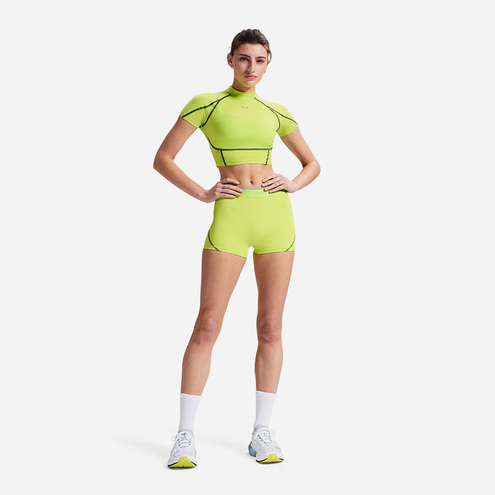 Áo Thun Bó Nữ Under Armour Heatgear Elite Mock Crop Short Sleeve - Supersports Vietnam