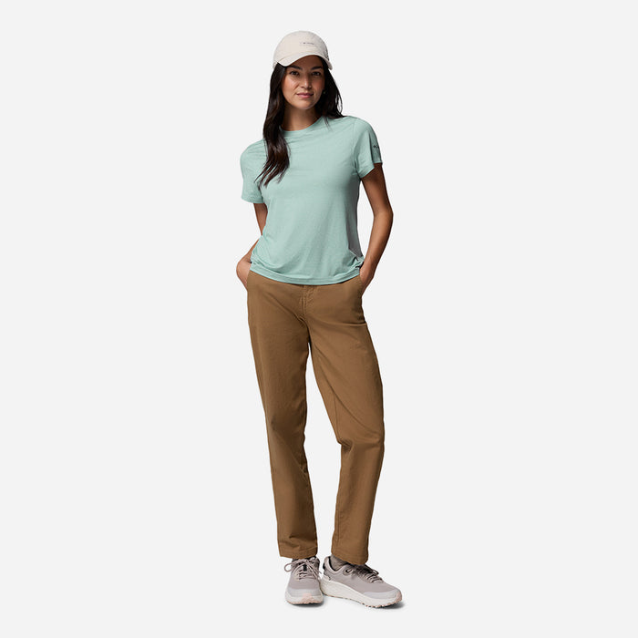 Áo Thun Nữ Columbia Parsons Point™ Short Sleeve Logo - Xanh Mint - Supersports Vietnam