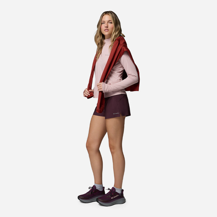 Áo Thun Nữ Columbia Stealth Spring™ Long Sleeve Half Zip - Hồng - Supersports Vietnam