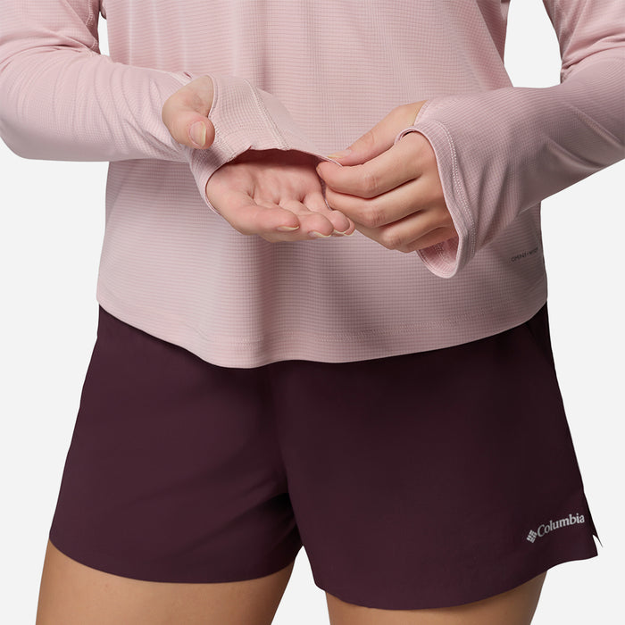 Áo Thun Nữ Columbia Stealth Spring™ Long Sleeve Half Zip - Hồng - Supersports Vietnam