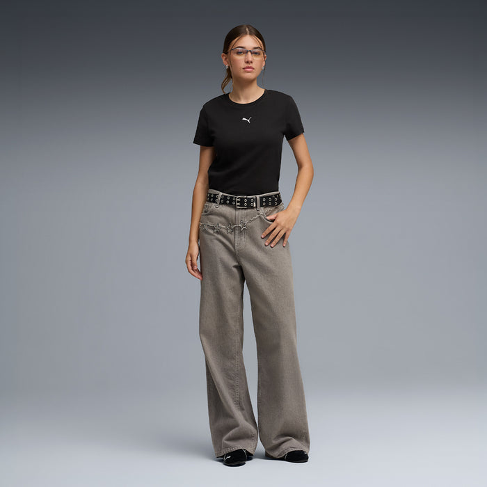 Áo Thun Nữ Puma Essential Cat Logo - Đen - Supersports Vietnam