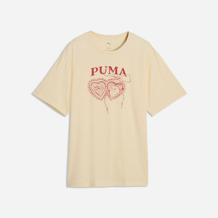 Áo Thun Nữ Puma Graphics Relaxed Charm - Be - Supersports Vietnam