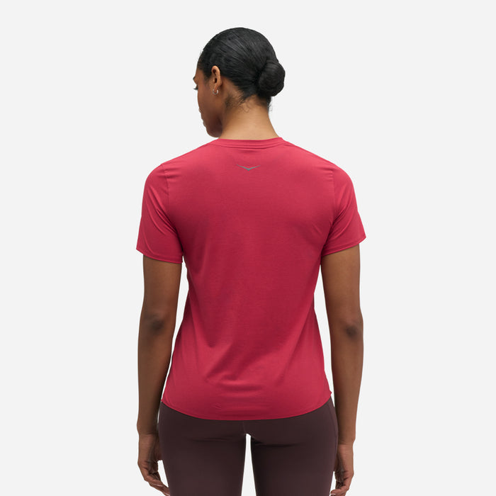 Áo Thun Nữ HOKA Everyrun Short Sleeve - Đỏ - Supersports Vietnam