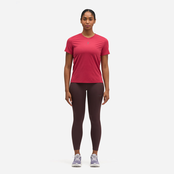 Áo Thun Nữ HOKA Everyrun Short Sleeve - Đỏ - Supersports Vietnam