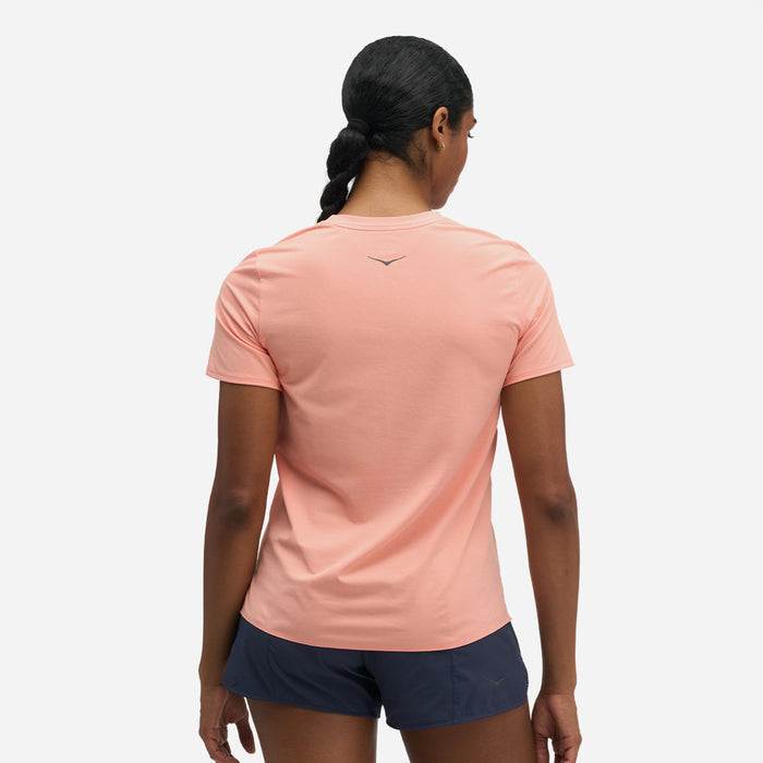 Áo Thun Nữ HOKA Everyrun Short Sleeve - Hồng - Supersports Vietnam