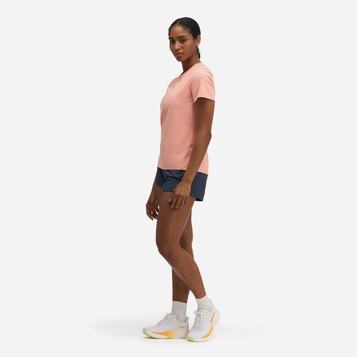 Áo Thun Nữ HOKA Everyrun Short Sleeve - Hồng - Supersports Vietnam