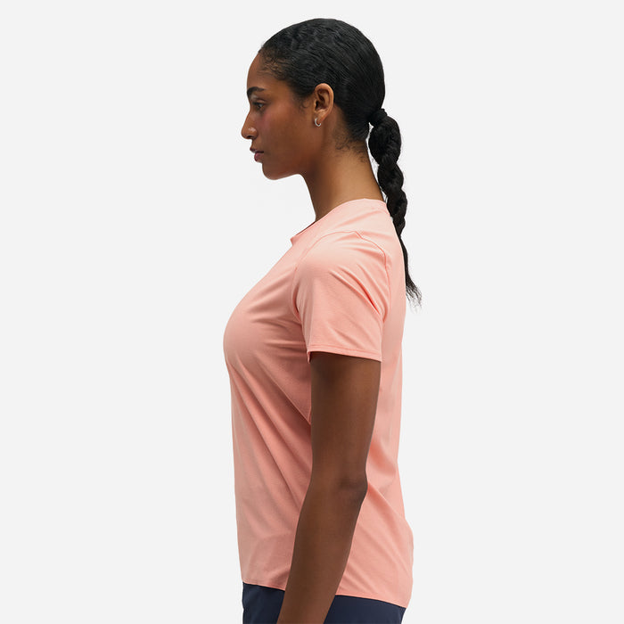 Áo Thun Nữ HOKA Everyrun Short Sleeve - Hồng - Supersports Vietnam