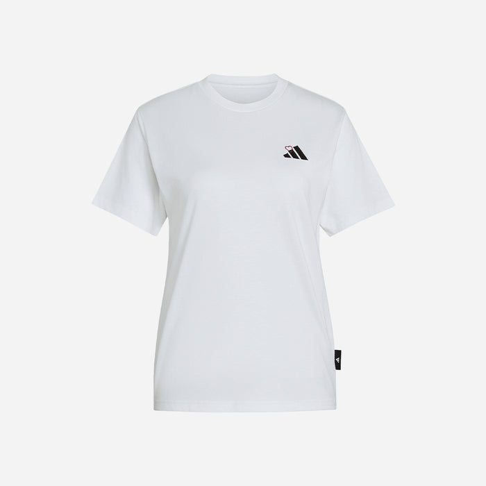 Áo Thun Nữ Adidas Mini Embroidery Pack Regular Graphic - Trắng - Supersports Vietnam