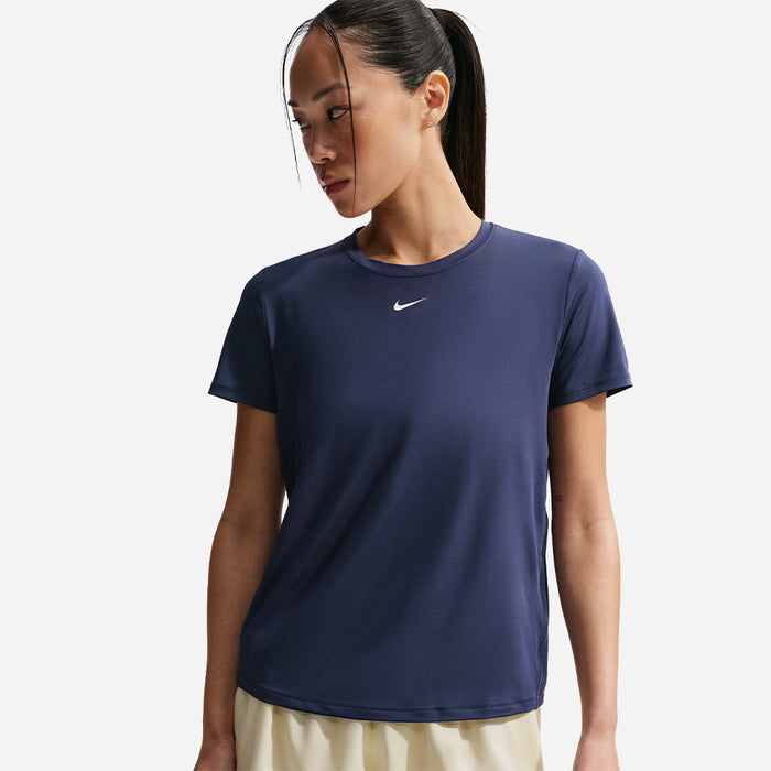 Áo Thun Nữ Nike One Classic Dri-Fit Short-Sleeve - Xanh Navy - Supersports Vietnam