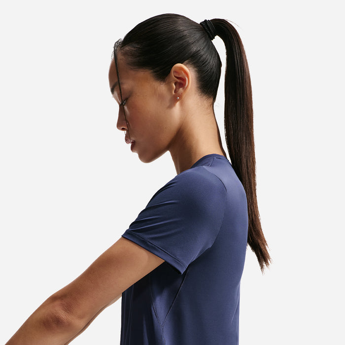 Áo Thun Nữ Nike One Classic Dri-Fit Short-Sleeve - Xanh Navy - Supersports Vietnam
