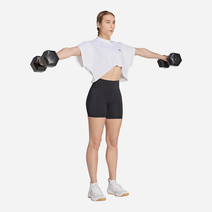 Áo Thun Nữ Adidas Primelift Workout Graphics - Trắng - Supersports Vietnam