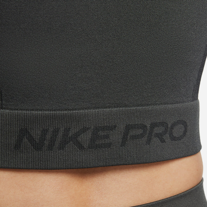 Áo Thun Nữ Nike Pro Seamless - Xám - Supersports Vietnam