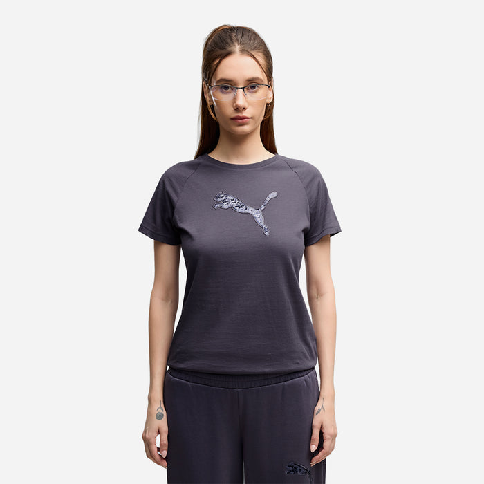 Áo Thun Nữ Puma Sequins - Tím - Supersports Vietnam