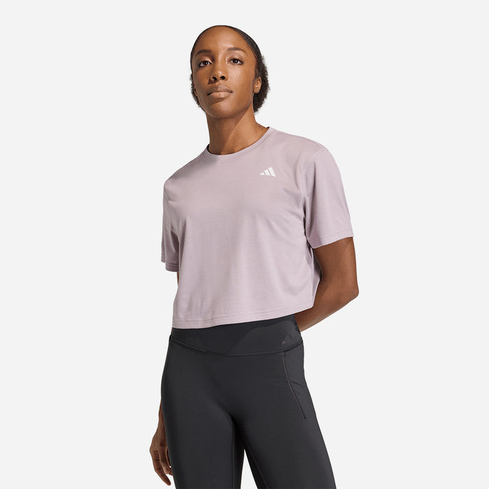 Áo Thun Nữ Adidas Train Essentials Boxy Workout - Hồng - Supersports Vietnam
