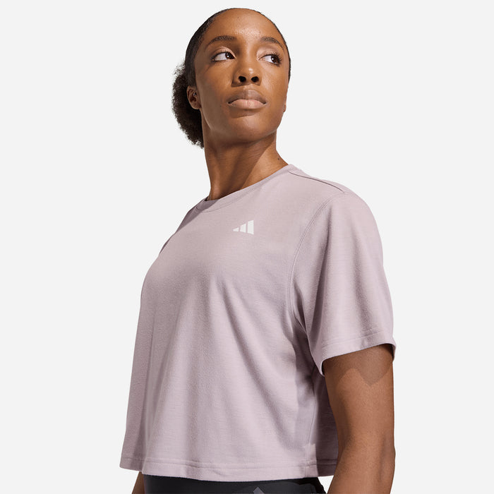 Áo Thun Nữ Adidas Train Essentials Boxy Workout - Hồng - Supersports Vietnam