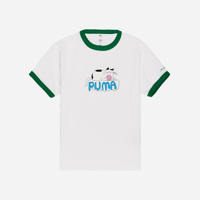 Áo Thun Nữ Puma X Monday Sleeping Club Short Sleeve - Trắng - Supersports Vietnam