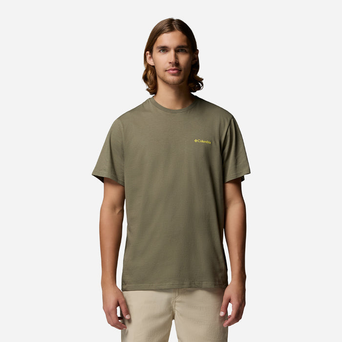 Áo Thun Nam Columbia Csc™ Outdoor Back Graphic - Xanh Quân Đội - Supersports Vietnam