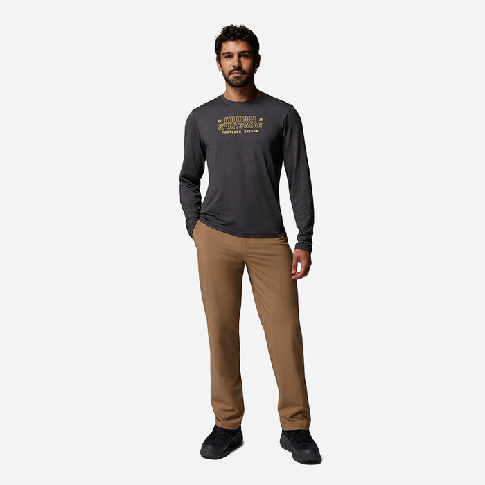 Áo Thun Nam Columbia Parsons Point™ Long Sleeve Graphic - Xám - Supersports Vietnam
