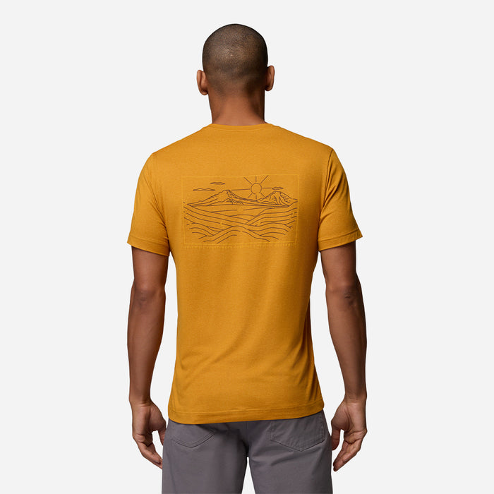 Áo Thun Nam Columbia Parsons Point™ Short Sleeve Back Graphic - Vàng - Supersports Vietnam
