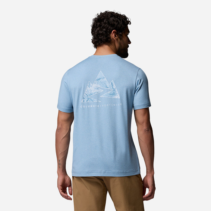 Áo Thun Nam Columbia Parsons Point™ Short Sleeve Back Graphic - Xanh Dương - Supersports Vietnam