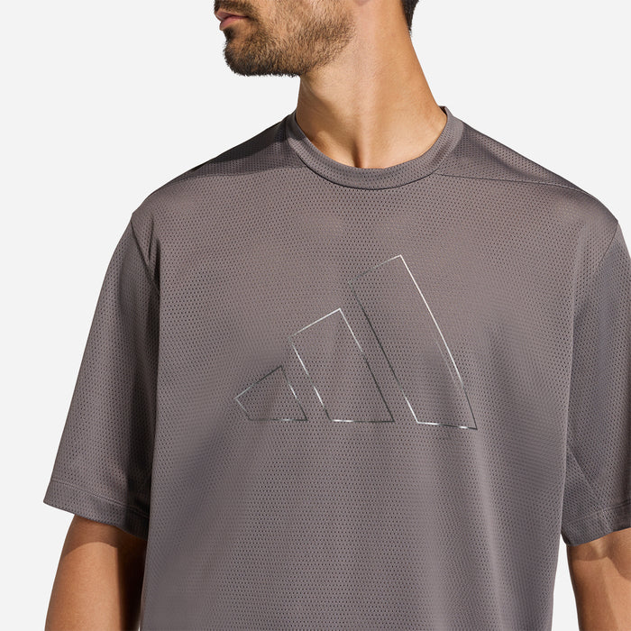 Áo Thun Nam Adidas D4T Power Essentials Workout Mesh - Nâu - Supersports Vietnam