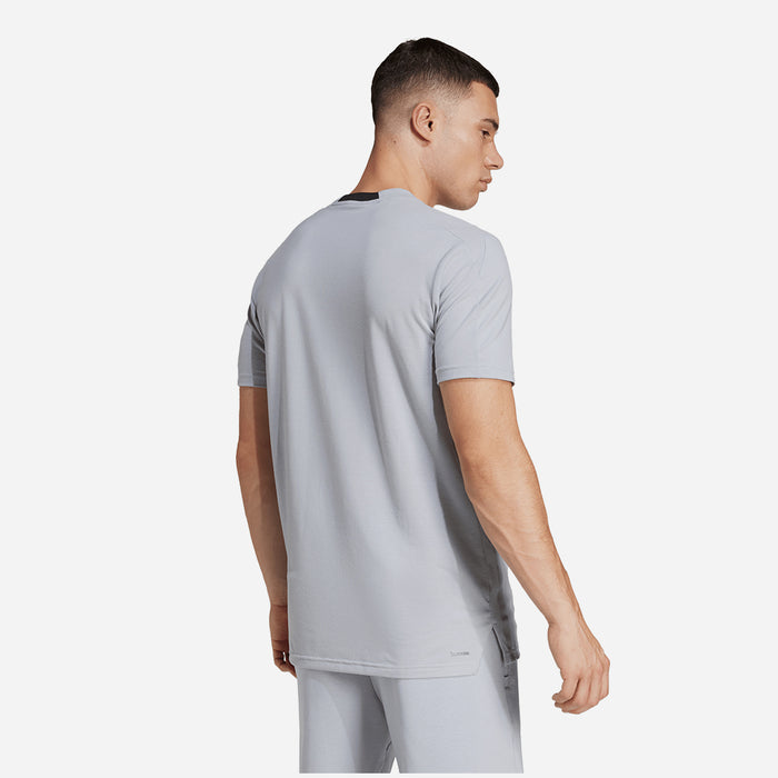 Áo Thun Nam Adidas Designed 4 Training 3-Stripes - Xám - Supersports Vietnam