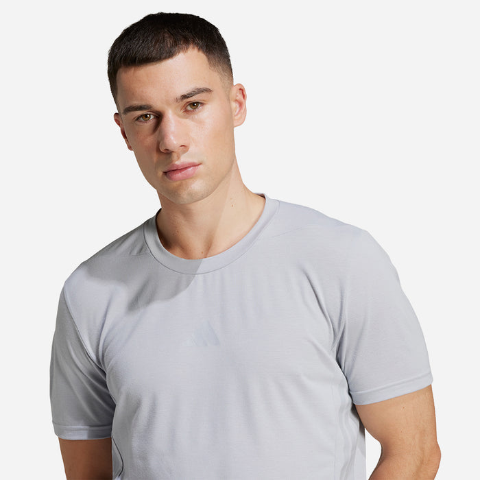 Áo Thun Nam Adidas Designed 4 Training 3-Stripes - Xám - Supersports Vietnam