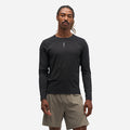 Áo Thun Nam HOKA Everyrun Long Sleeve - Đen - Supersports Vietnam