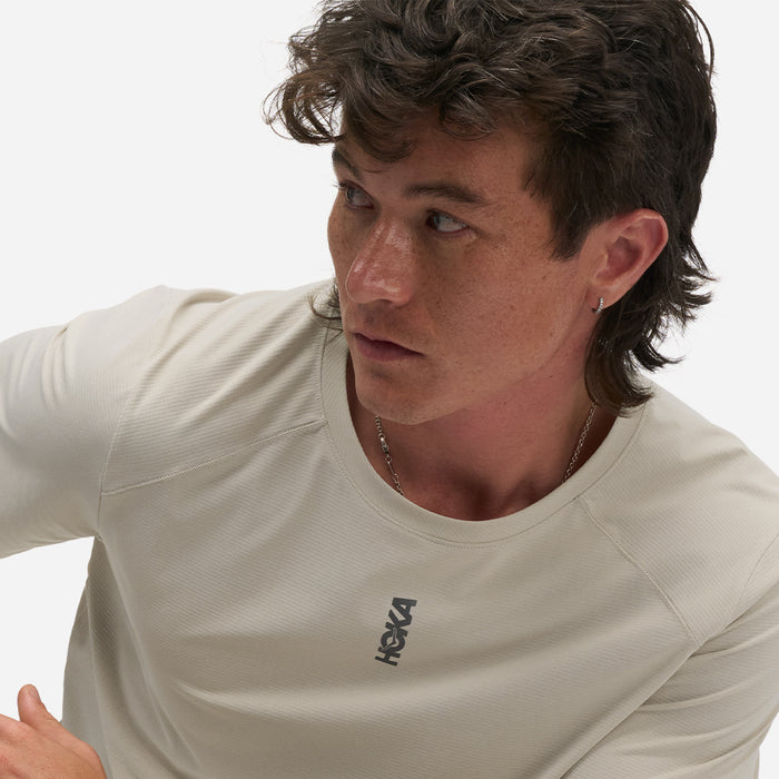 Áo Thun Nam HOKA Everyrun Short Sleeve - Be - Supersports Vietnam