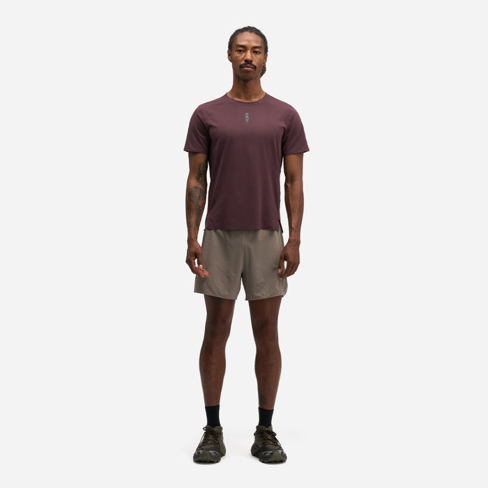 Áo Thun Nam HOKA Everyrun Short Sleeve - Tím - Supersports Vietnam