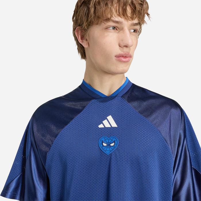 Áo Thun Nam Adidas Marvel Spider-Man Mesh - Xanh Dương - Supersports Vietnam