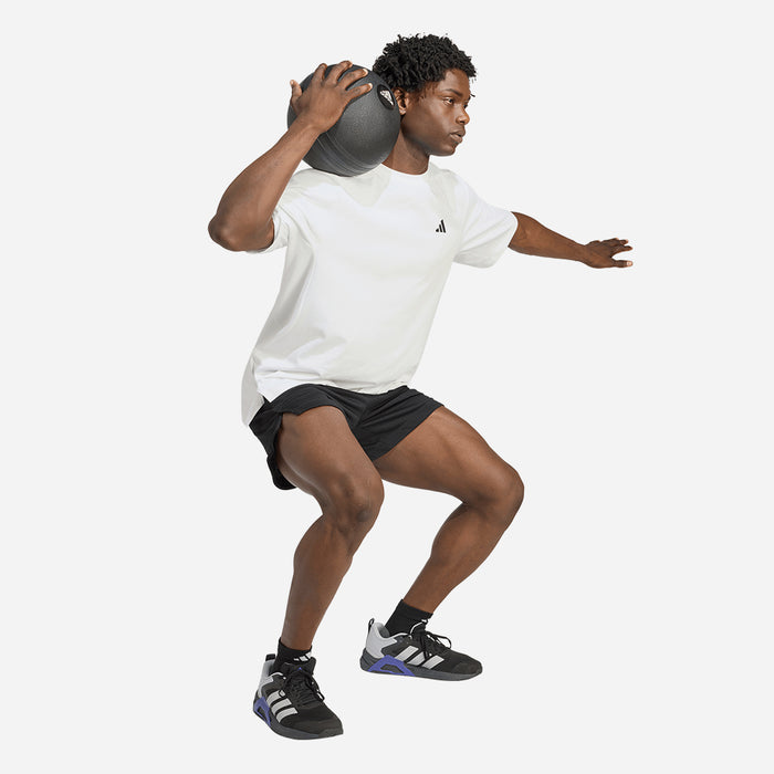 Áo Thun Nam Adidas Primelift Essentials Workout Graphics - Trắng - Supersports Vietnam