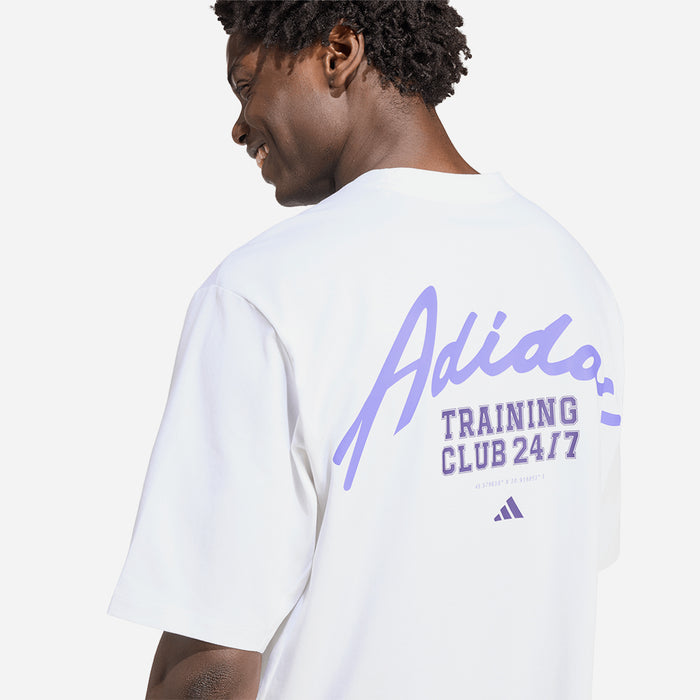 Áo Thun Nam Adidas Primelift Essentials Workout Graphics - Trắng - Supersports Vietnam