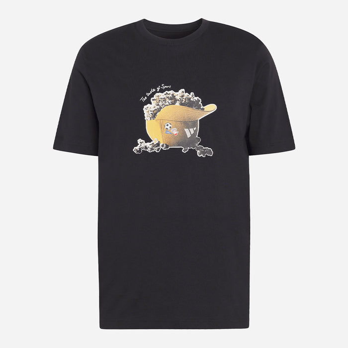 Áo Thun Nam Adidas Snack Popcorn Graphic - Đen - Supersports Vietnam