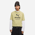 Áo Thun Nam Puma Sport Boxy Street Graphic - Vàng - Supersports Vietnam