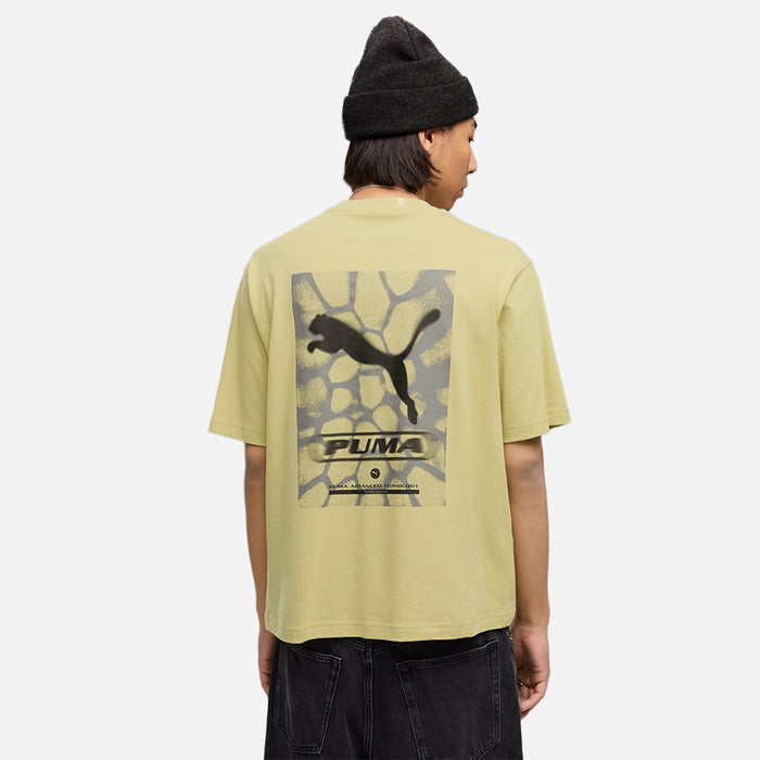 Áo Thun Nam Puma Sport Boxy Street Graphic - Vàng - Supersports Vietnam