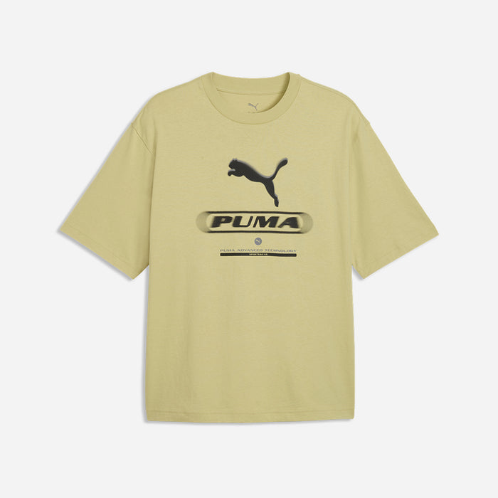 Áo Thun Nam Puma Sport Boxy Street Graphic - Vàng - Supersports Vietnam