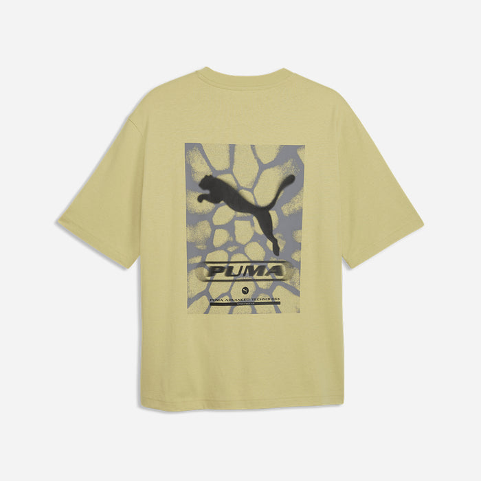 Áo Thun Nam Puma Sport Boxy Street Graphic - Vàng - Supersports Vietnam