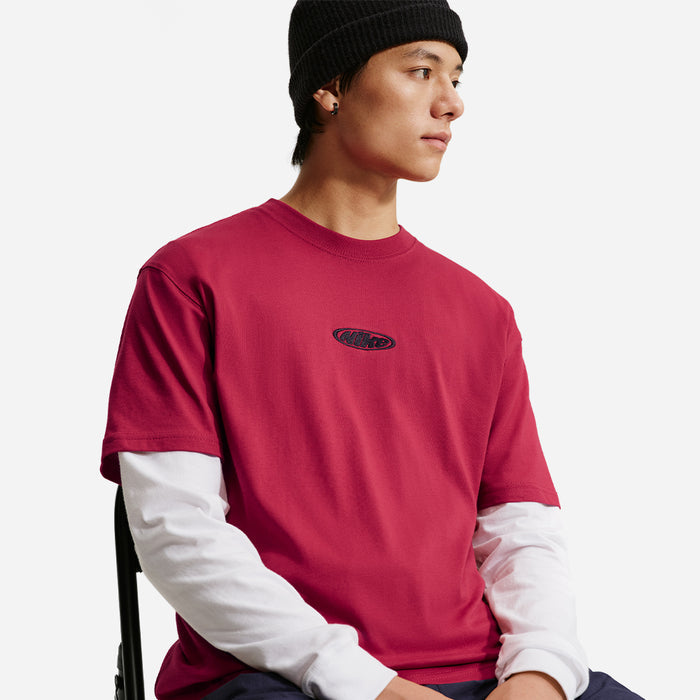 Áo Thun Nam Nike Sportswear Oval - Đỏ - Supersports Vietnam