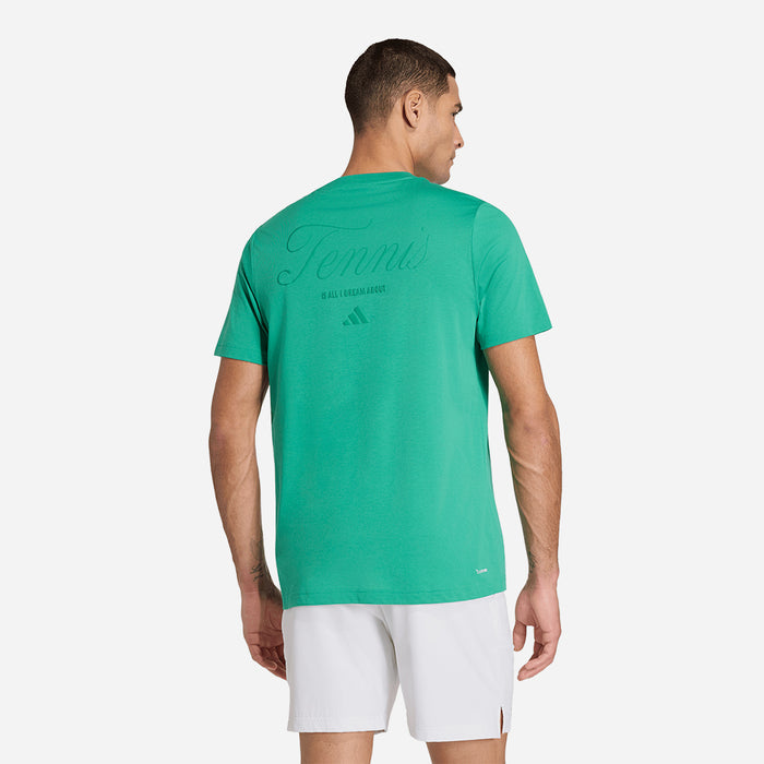 Áo Thun Nam Adidas Tennis - Xanh Lá - Supersports Vietnam