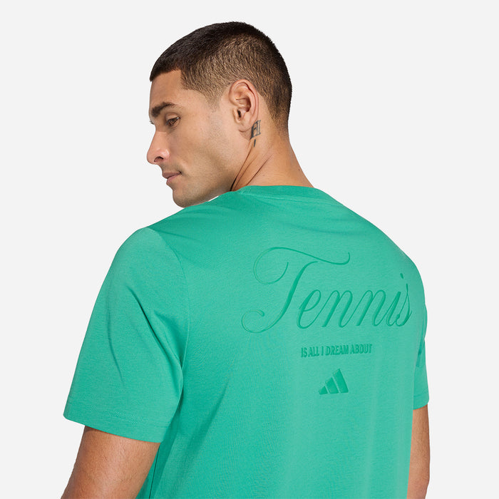Áo Thun Nam Adidas Tennis - Xanh Lá - Supersports Vietnam