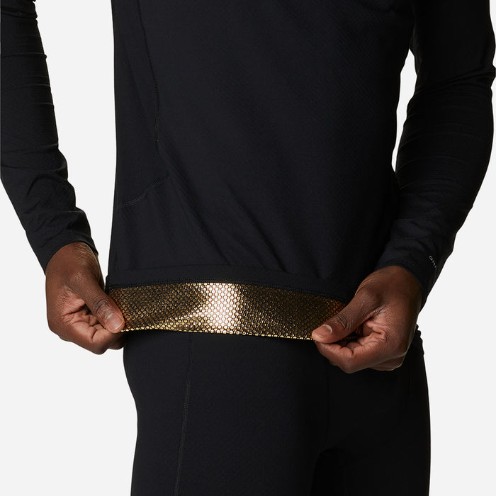 Áo Thun Ôm Nam Columbia Omni-Heat Infinity Knit Long Sleeve Baselayer Crew - Đen - Supersports Vietnam