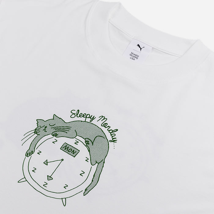 Áo Thun Unisex Puma X Monday Sleeping Club Graphic - Trắng - Supersports Vietnam