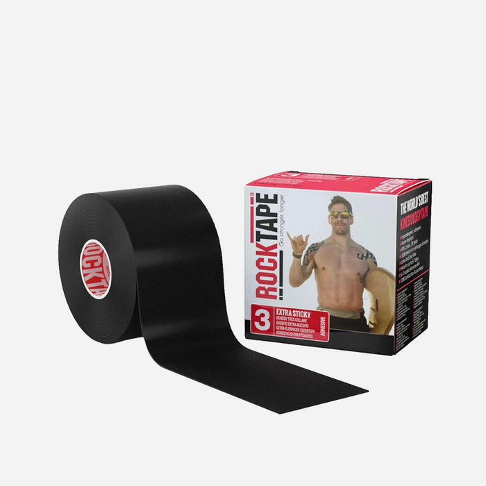 Băng Dán Cơ Thể Thao RockTape H2O Extra Sticky Tape 5Cm X 5M - Black - Supersports Vietnam