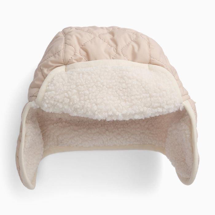Borg Trapper Hat - Taupe