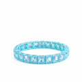 BR-RS-1002 Lt Blue Rhinestone Bracelet